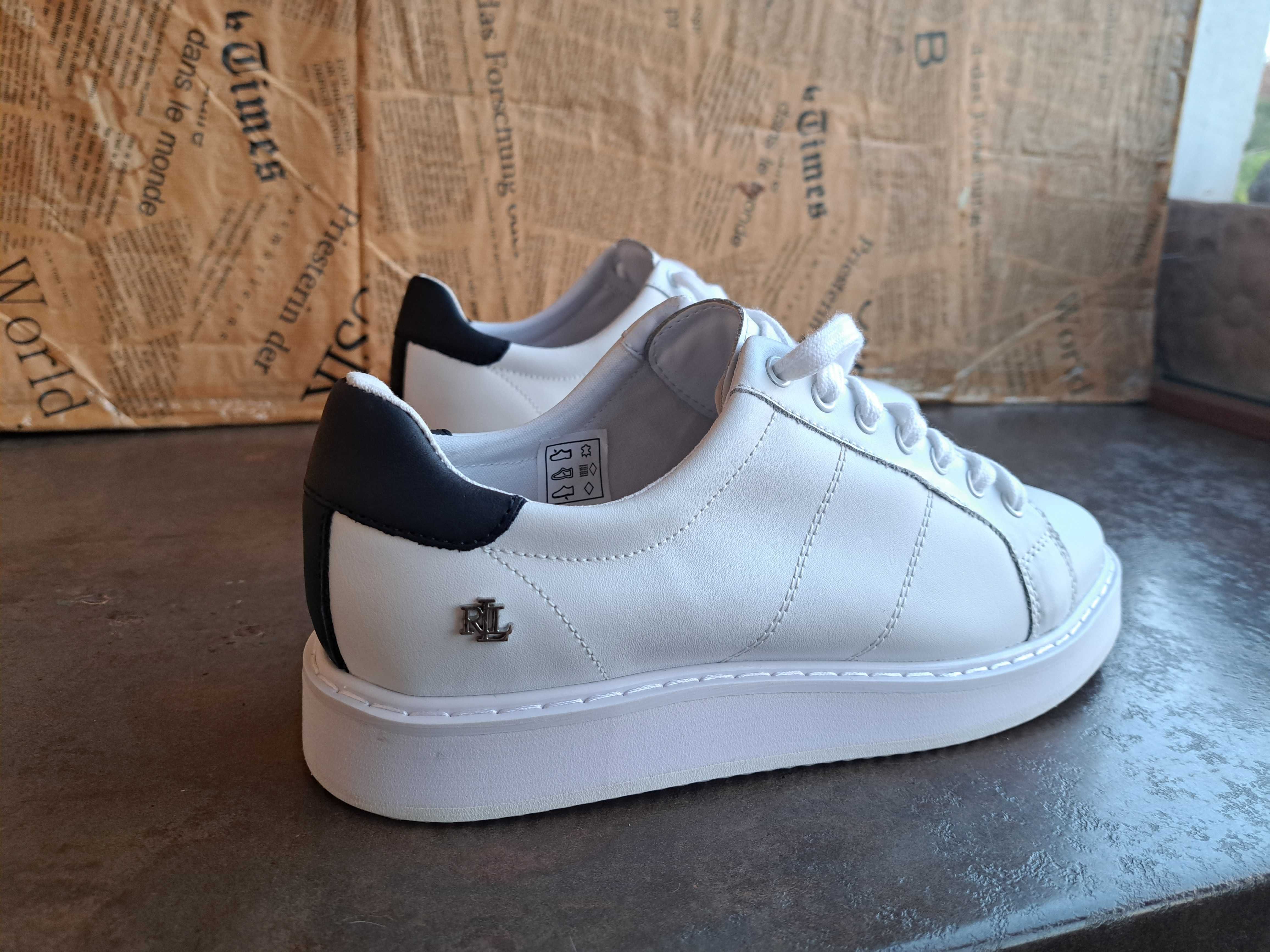 дамски кожени обувки,кецове,маратонки,ном.41 Ralph Lauren-Нови!сникърс