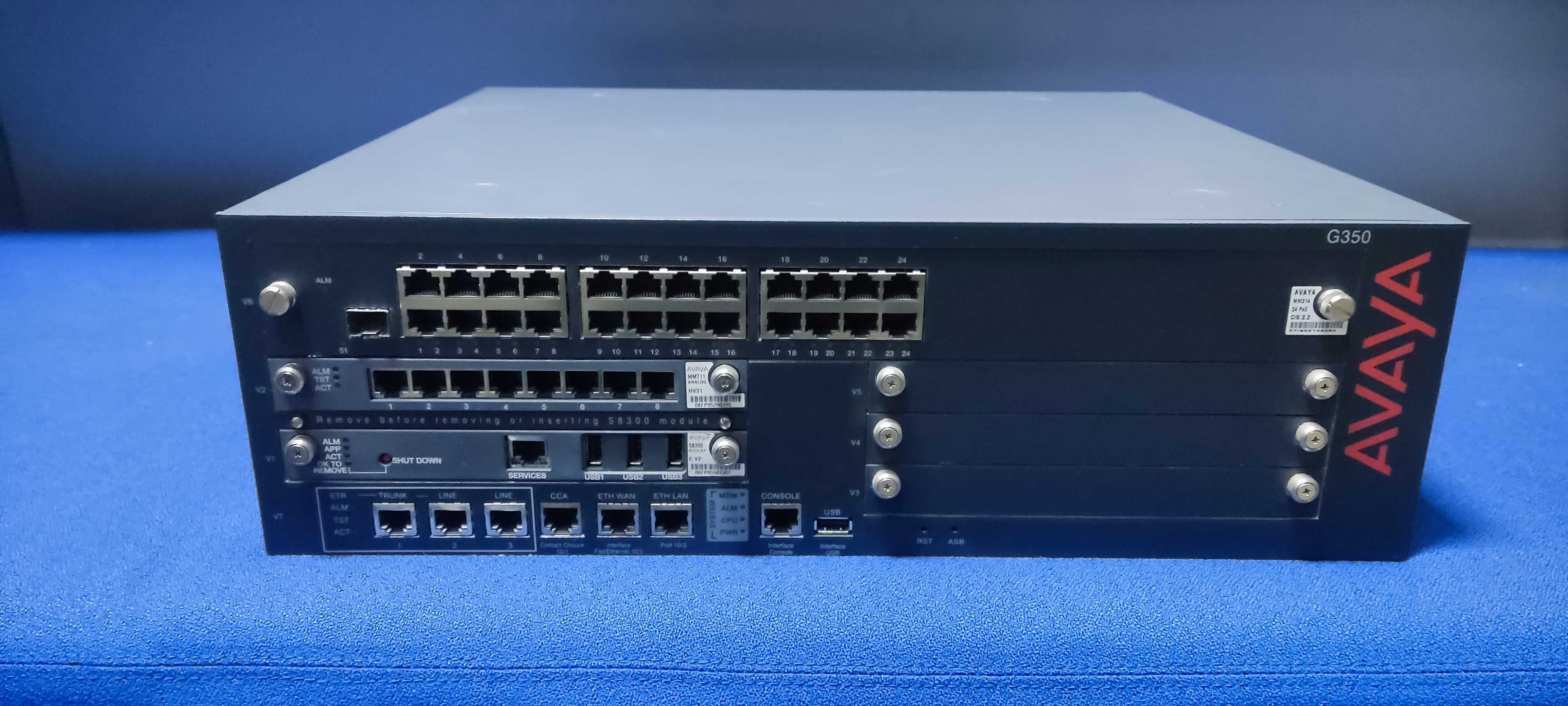Avaya G350 медия шлюз с Avaya S8300 медия сервером