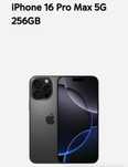 iPhone 16 Pro Max 5G 256GB