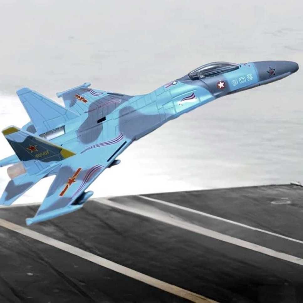 Macheta avion metalica SU-35 Super Flanker Navy scara 1:72 23cm