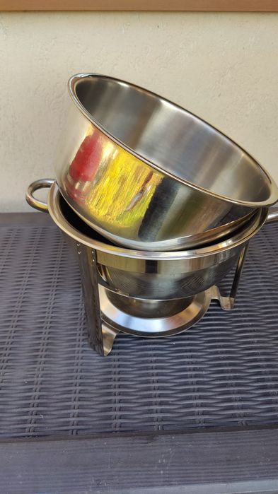 Chafin dish  inox