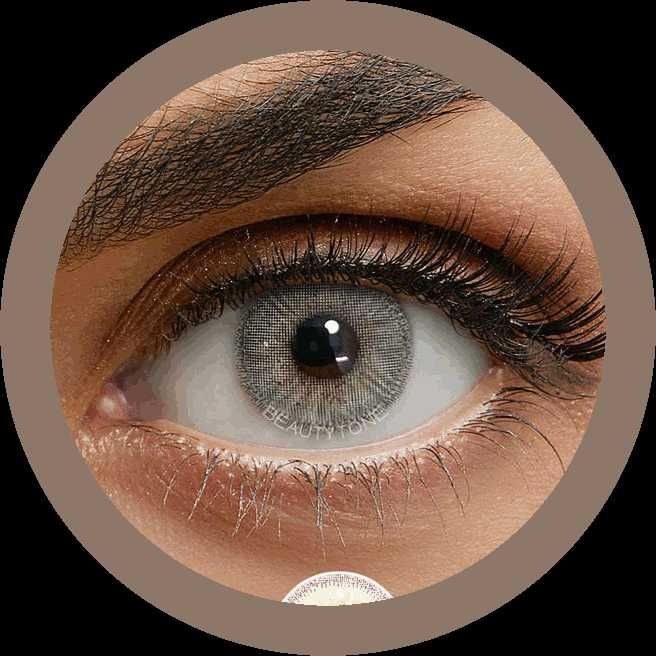 Ivory -Lentile de contact gri fildes anuale, pachet complet