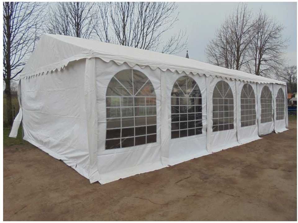 Cort Evenimente Professional XXL, PVC ignifug alb, 5x6 m  -ab