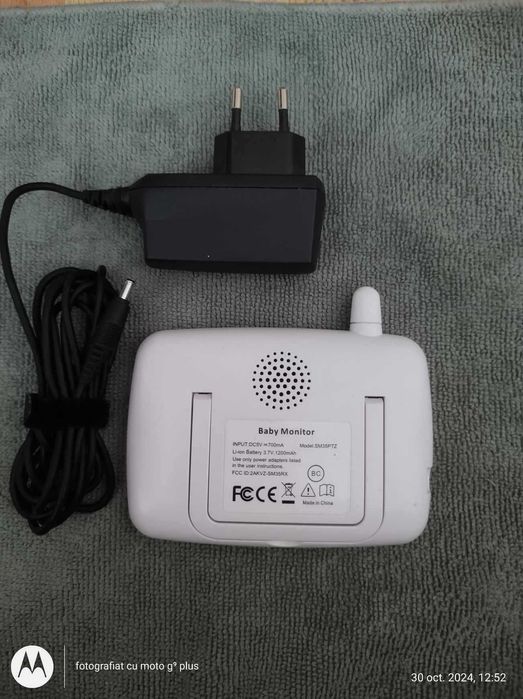 Monitor pentru bebeluși BURNNOVE 3.5 Inch 480P,(Super Ofertă).