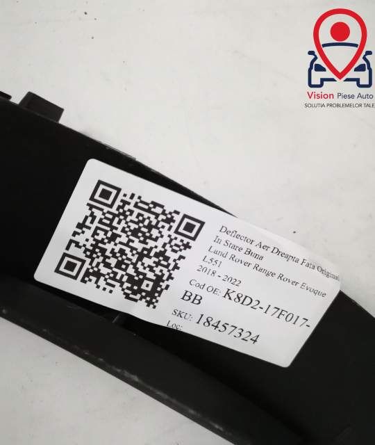 Десен въздушен дефлектор за предна част, оригинален, в добро състояние