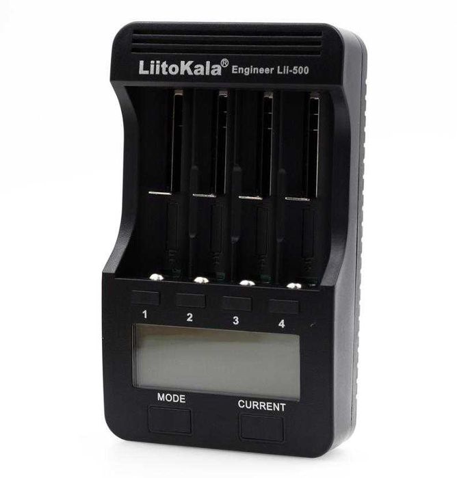 Универсал Смарт Зарядно LCD Екран Engineer LiitoKala Lii-500 18650 AAA