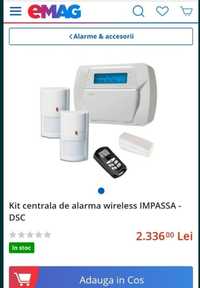 Sistem de alarma antiefractie wireless