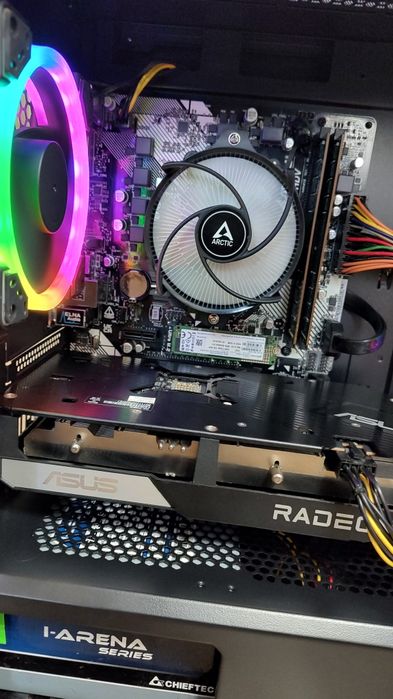 Pc gaming Rx 6600 8gb/Ryzen 5/16gb ram Gta V Fortnite Cs 2