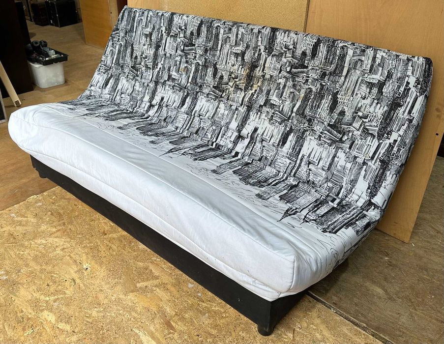 Canapea Extensibila cu Lada; Pat cu Saltea 180x115 cm