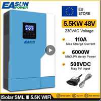 Invertor solar EASUN ISolar SML III 5.5KW MPPT 110A 48V hybrid WIFI