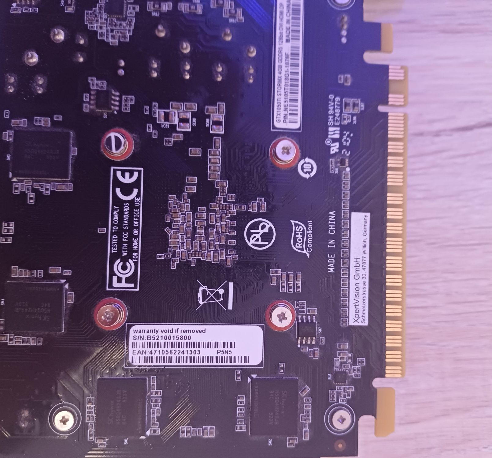 Видео карта GTX 1050TI