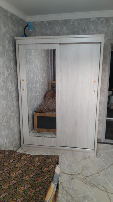 Шкаф-купе светлого цвета