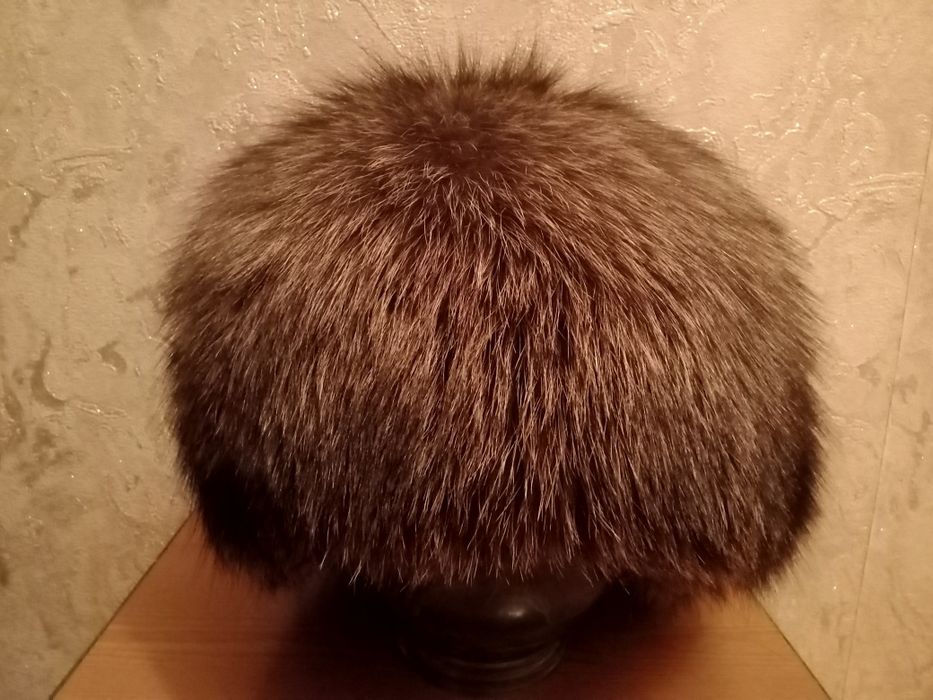 Шапка женская чернобурка