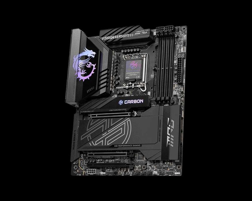 Новая материнская плата MSI MPG Z890 CARBON WIFI. Сокет LGA 1851.