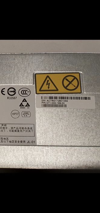NOU! Sursa Server 1100W 12V AcBel SGA005 EMC PSU 90A VNX VMAX