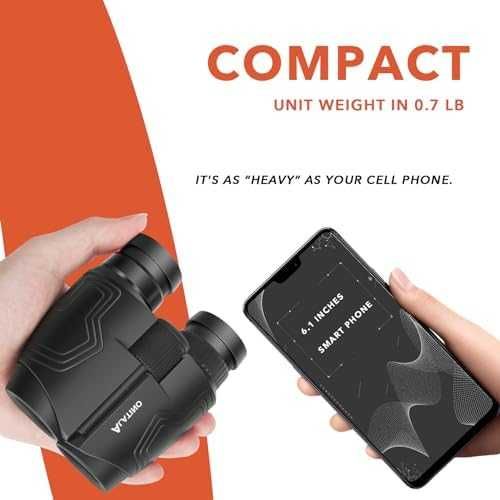 Нов Мини Бинокъл 10x25 Възрастни Деца Туризъм Лов Природа наблюдение