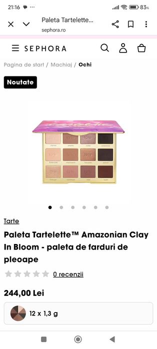 Tartalette in Bloom Tarte sephora