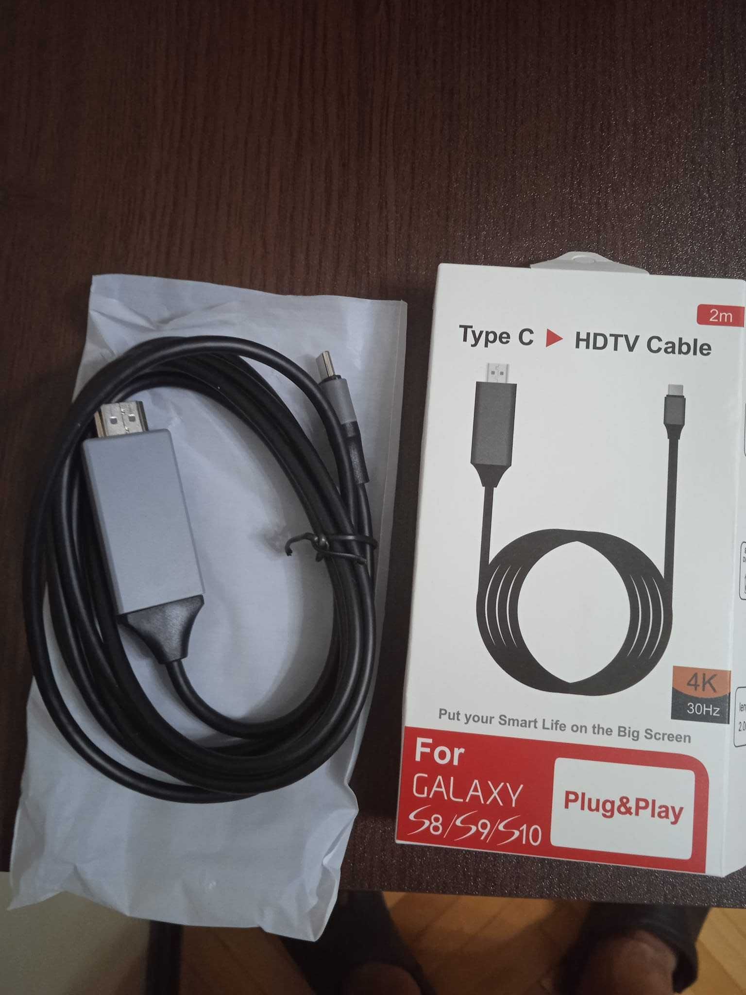 кабел/адаптер USB-C (Тип C) към HDMI
