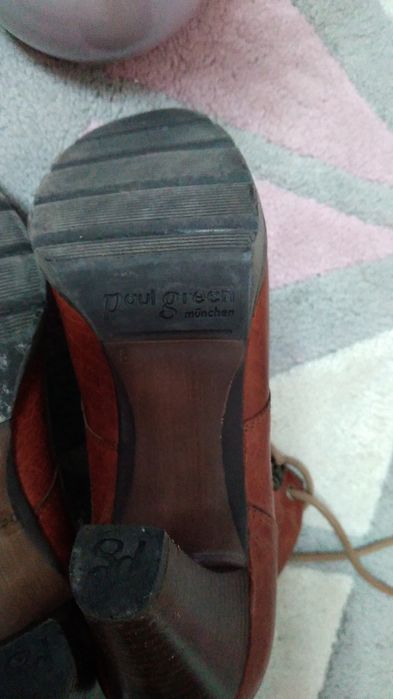 Ghete piele Paul Green, m:5(38),30 lei