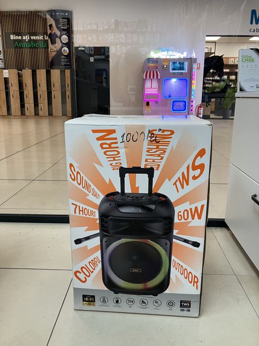 Boxa hoco 60w, autonomie 12 ore !