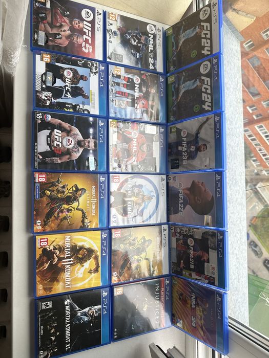 Sony playstation gta 5 ufc 5 nhl nba 24 mk11 minecraft ufc fifa rdr 2
