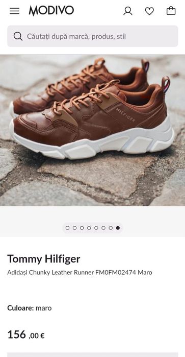 Pantofi sport Tommy Hilfiger Chuncy Runner, Sneakers piele, nr 42 EU