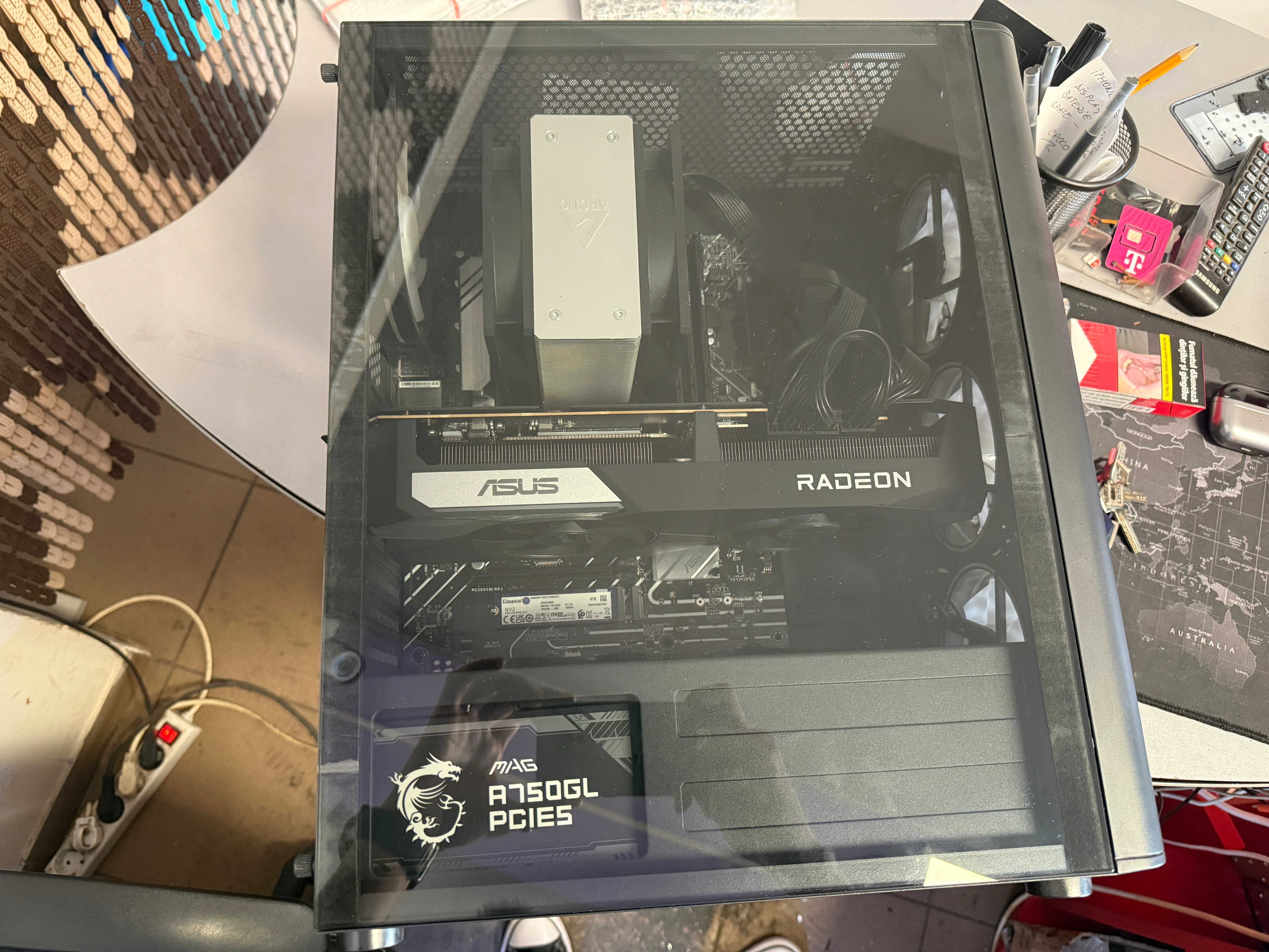 PC GAMING - i7 14700KF- 128 Gb RAM - SSD 4TB - VIDEO 20 GB - Sursa750W