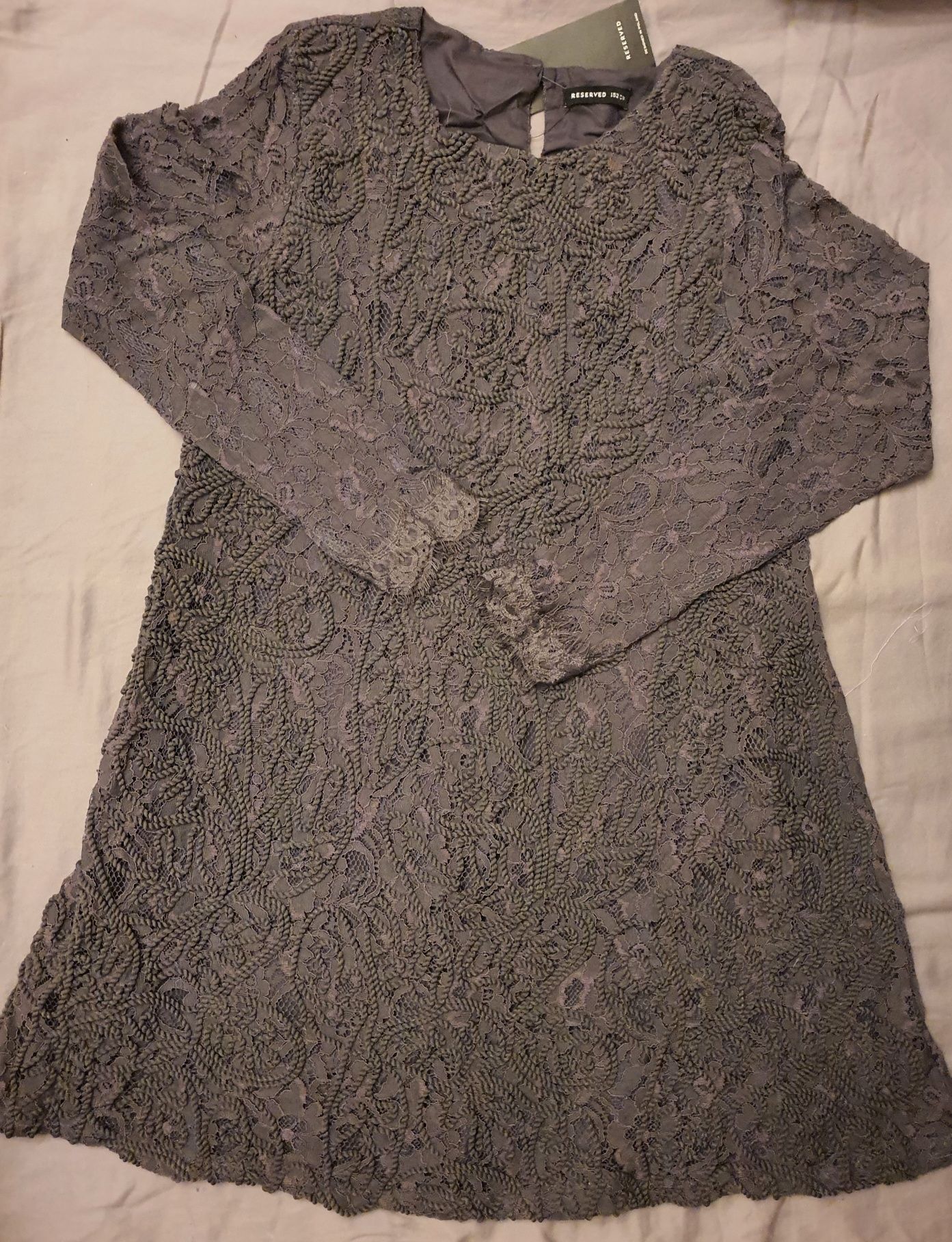 Rochie ocazie, fete, Reseved, noua, cu eticheta, 152, dantela