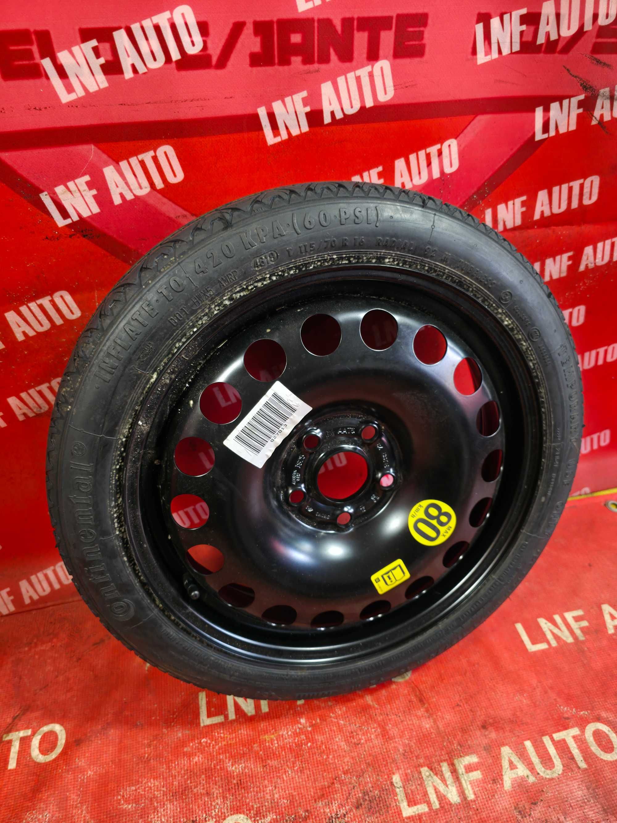Roata Rezerva SLIM 5x105 16'' OPEL Astra J Benzina Astra K NOUA 2019