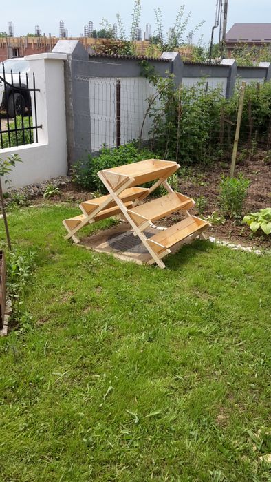 Mobilier gradina cutii postale roaba jardiniere  Banci dulap  B si IF