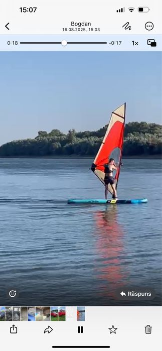 PLACA SUP Aztron Soleil / 335 cm si Vela Unifiber 5.5