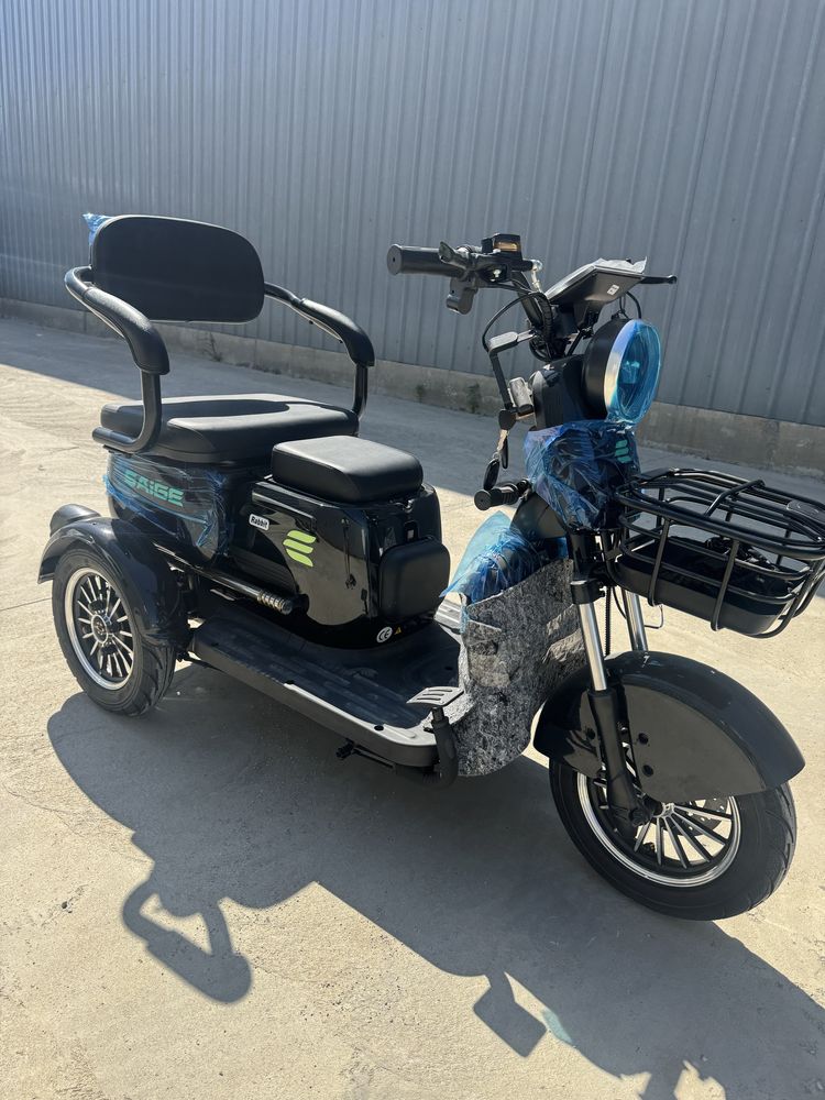 Triciclu Electric 1000w 2 locuri / Persoane cu dezabilitati - Garantie