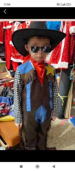 Продам костюм новогодний ковбоя в отличном состоянии одевали один раз