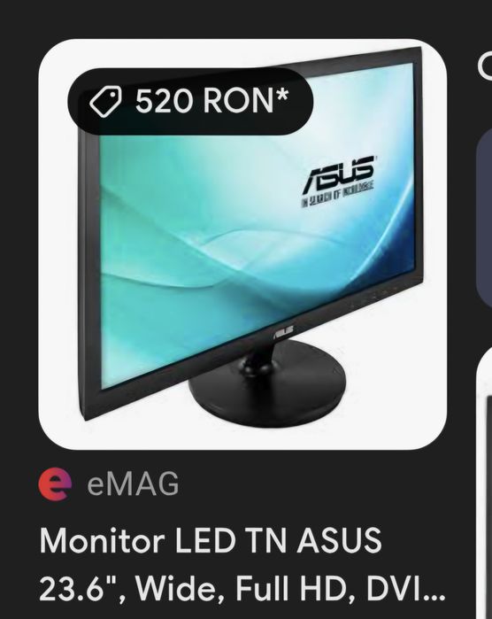 Vând monitor asus