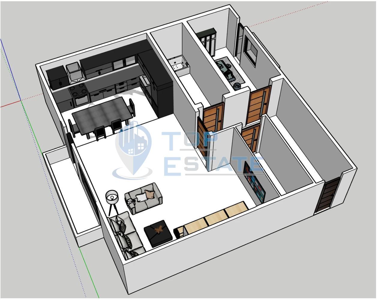 Продава се Двустаен апартамент в Велико Търново, Бузлуджа - 104 кв.м за 1104 €/кв.м - Снимка #3