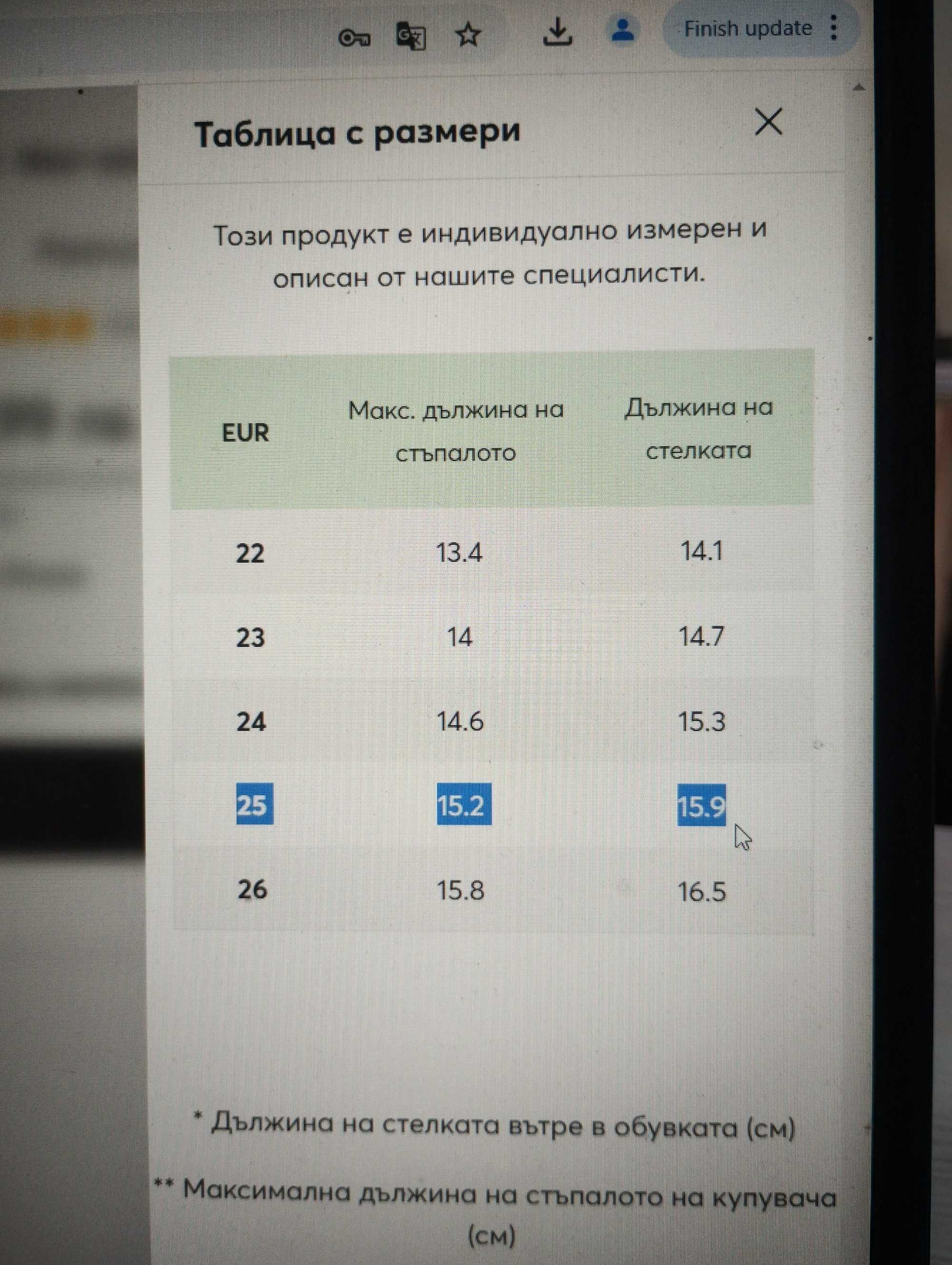 Боти за момиченце 25 номер Nelli blu