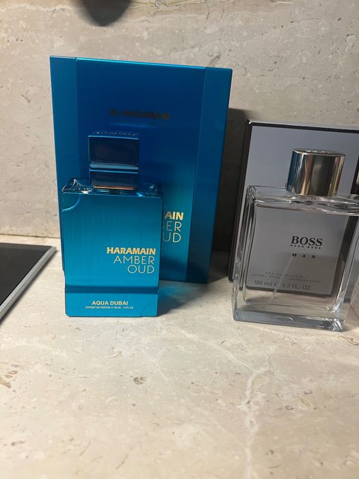 Al Haramain Aqua Dubai, Lattafa Khamrah, Boss