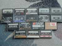 muzica pe casete audio BASF si AGFA lot de 17 buc.