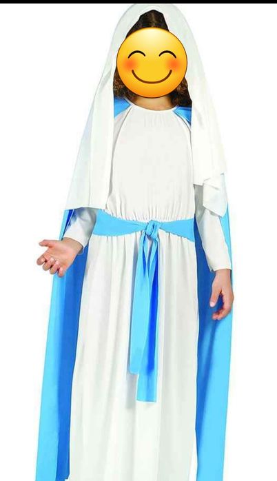 Costume pentru Fecioara Maria - pentru copii și adulti