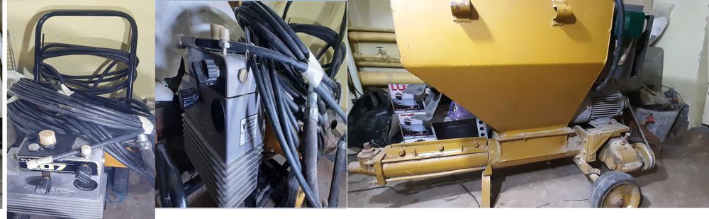 Окрасочный аппарат Финиш 207 и Героторный растворонасос с емкостью