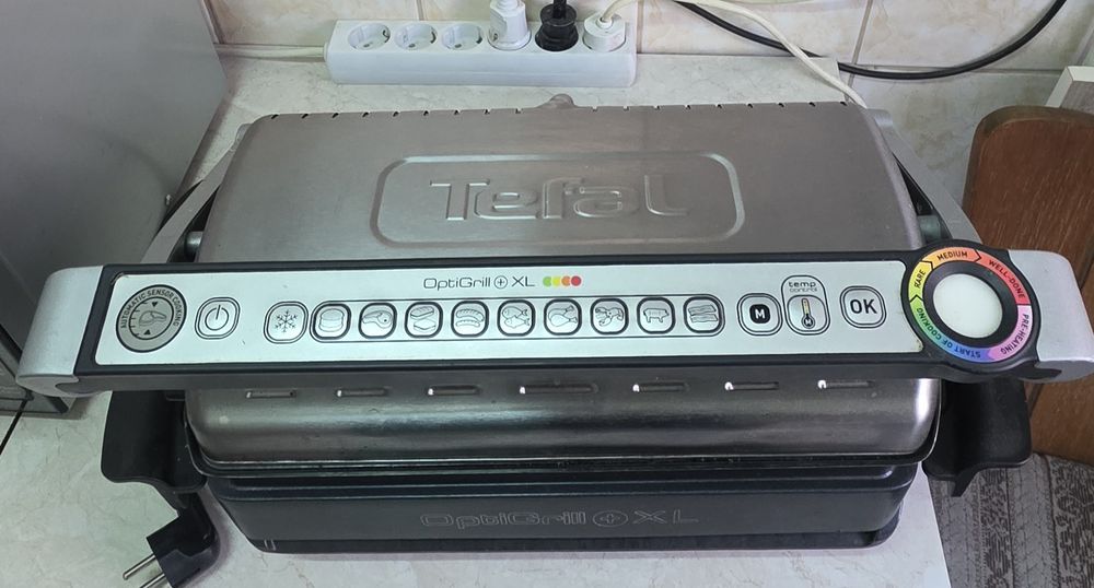 Grătar electric OptiGrill+ XL Snacking & Baking GC724D12, 9 programe