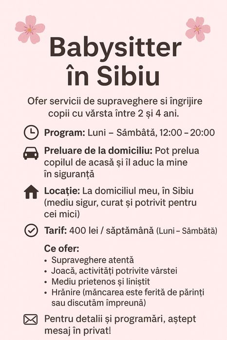 Babysitterinsibiu