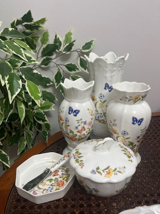 Set veze Aynsley cu bol si farfurie