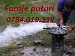 Foraje puturi apa Denisipari puturi Prelungiri puturi