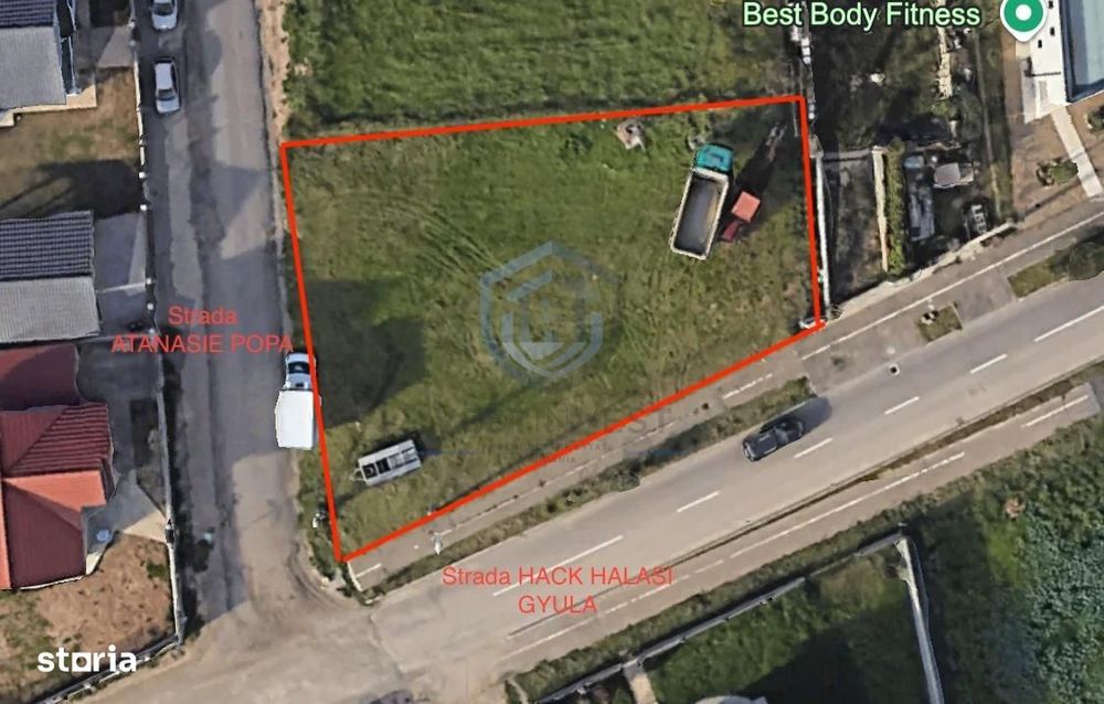 Teren de vanzare  intravilan, dublu front, Grigorescu