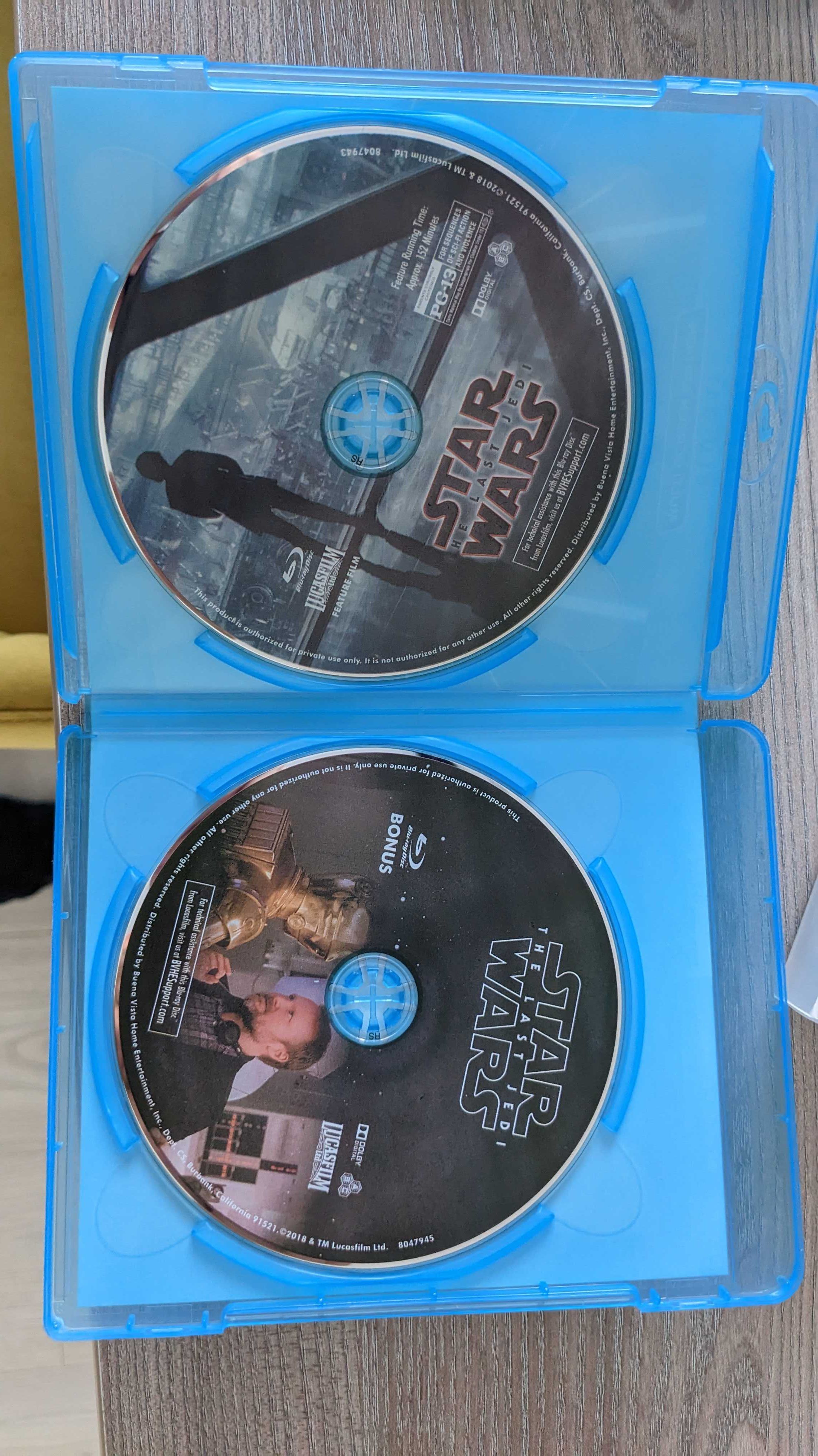 Blu Ray Star Wars The Last Jedi ( Ultimii Jedi ) NOU