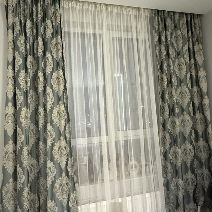 Комплект шторы + тюль