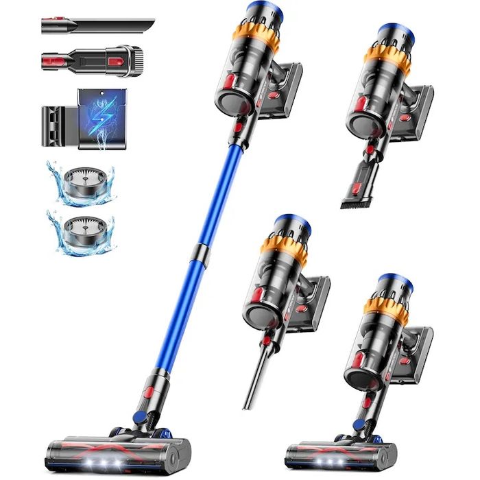 Ликвидация !!!Безжична прахосмукачка MIBODE 45000 Pa/550 W/70 min