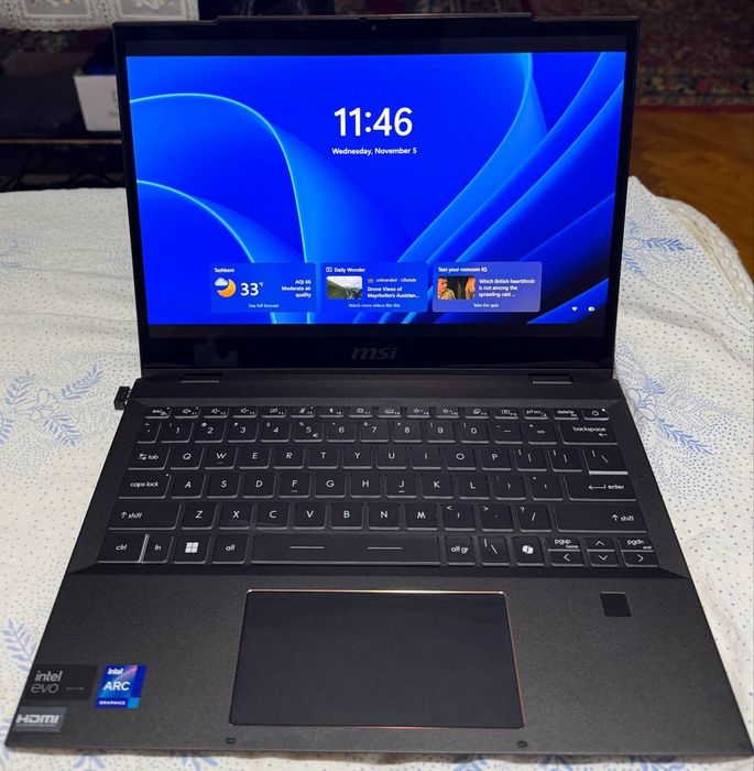 MSI kuchli protsessorli Noutbuk