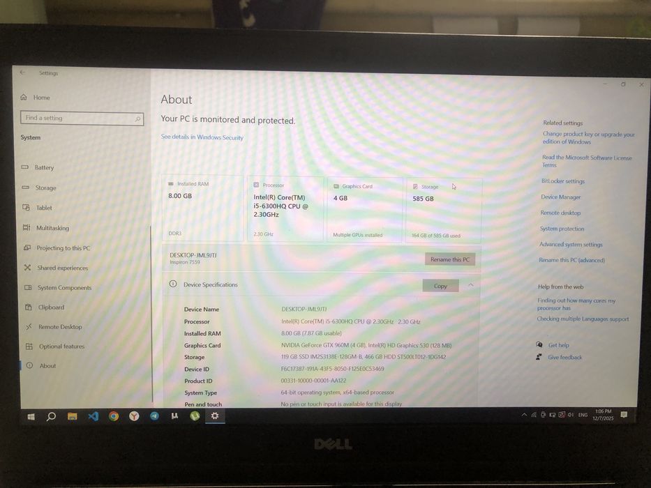 Dell igravoy Notebok